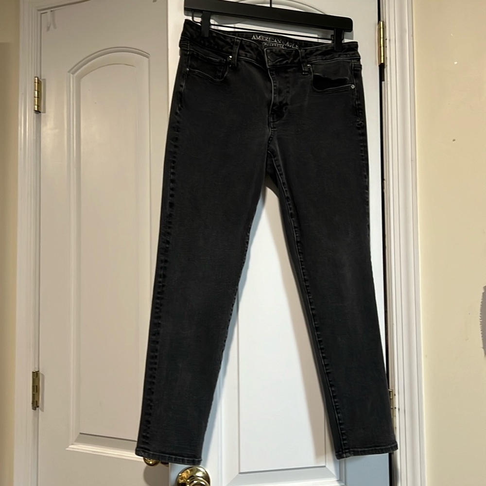 Black American eagle jeans